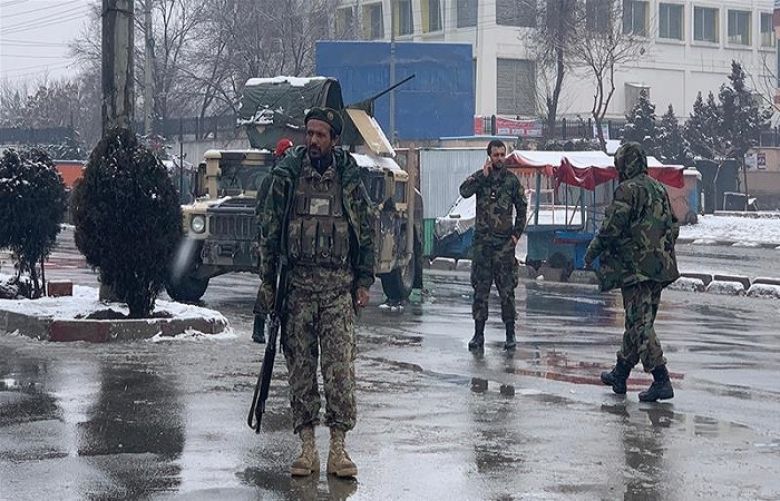 Three soldiers, two civilians killed in Afghan suicide attack