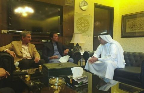 Imran Khan met with Saudi Ambassador Abdullah Zahrani