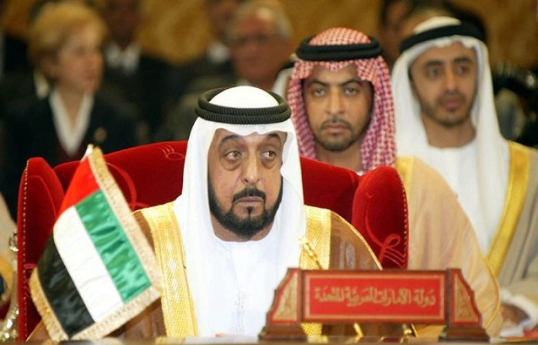 UAE president Sheikh Khalifa bin Zayed