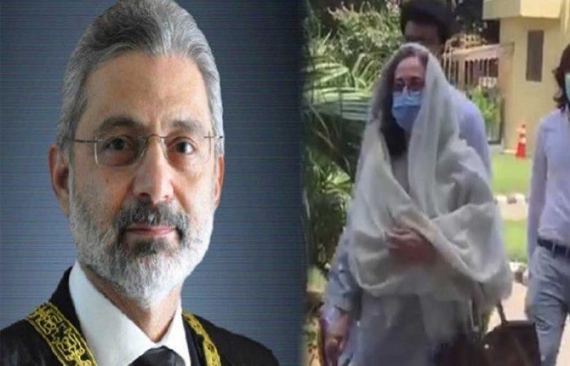Photo of Judge Qazi Faez Isa and his wife Sarina Isa tested positive for COVID-19