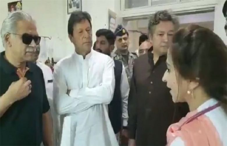 PM Imran Pays Surprise Visit DHQ Hospital In Sargodha