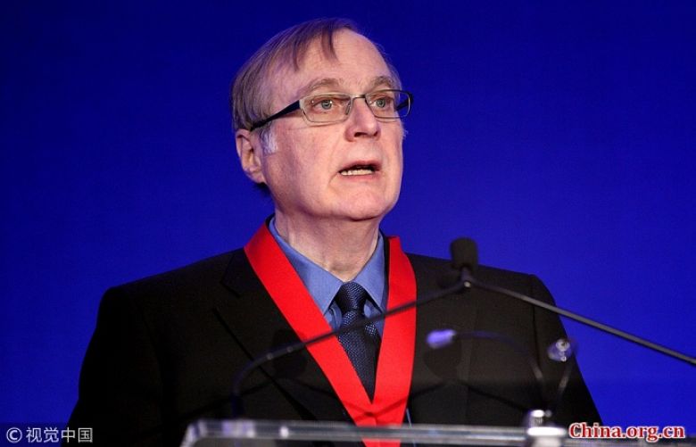 Paul Allen accepts award at the 2015 Carnegie Medal Of Philanthropy Award Ceremony on October 15, 2015 in New York City.