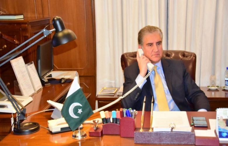 Covid-19: FM Qureshi calls his Australian counterpart to discuss situation