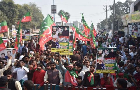 PTI long march