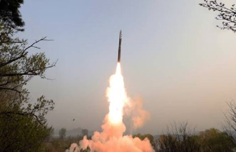 North Korea fires intermediate-range ballistic missile