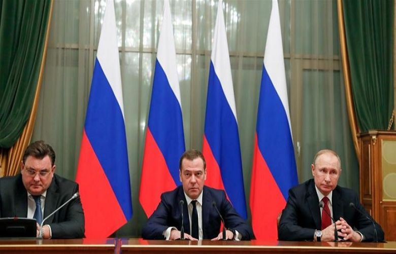 Russian government resigns after Putin sets out constitutional shake-up