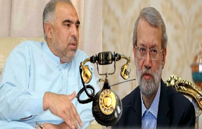 Speaker National Assembly Asad Qaisar has made a telephone call to his Iranian counterpart Ali Larijani
