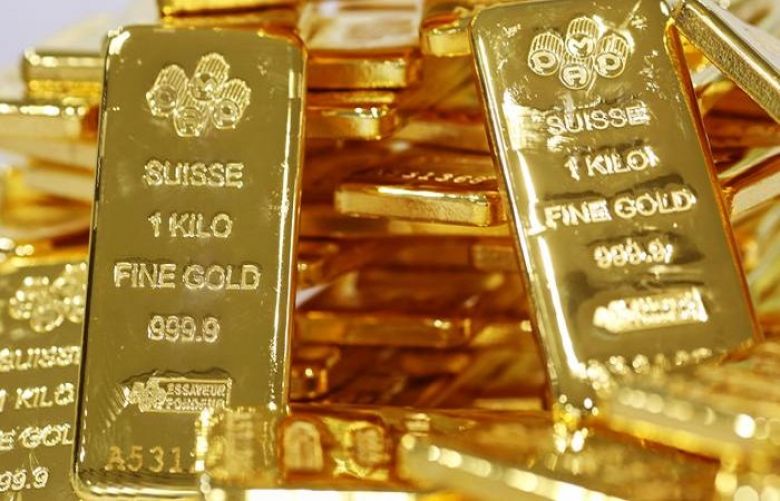 Gold price jumps Rs1,400 per tola in domestic market