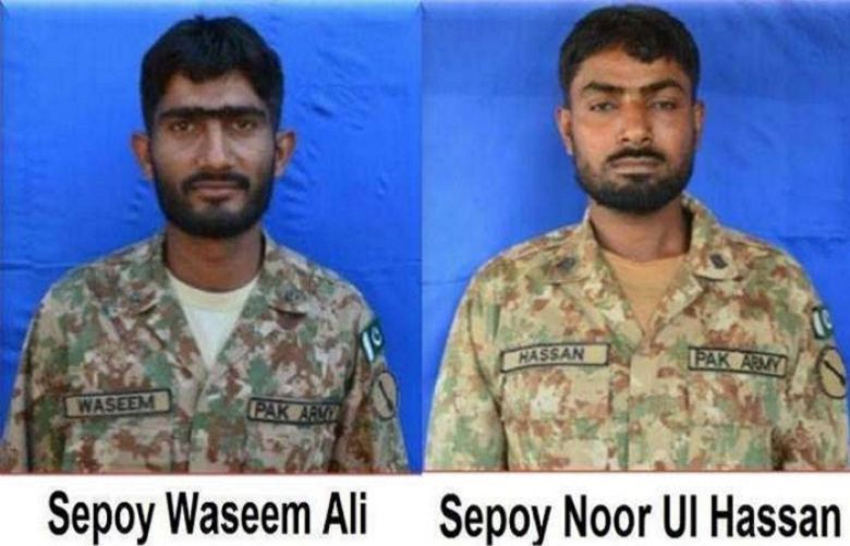 Two Pak Army soldiers martyred in Indian firing across LoC: ISPR