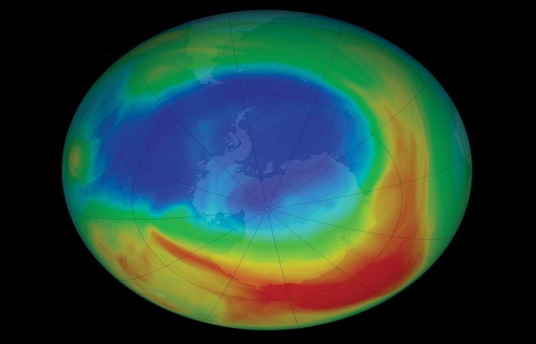 Largest ozone hole
