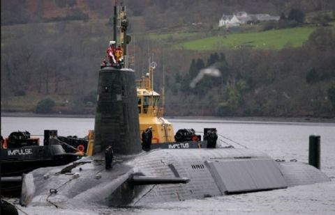UK’s Trident nuclear-deterrent missile system misfires during test