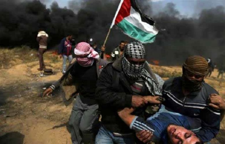 Four Palestinians killed, 100s injured amid clashes with Israeli soldiers in eastern Gaza