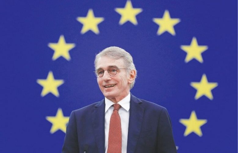 European Parliament president Sassoli
