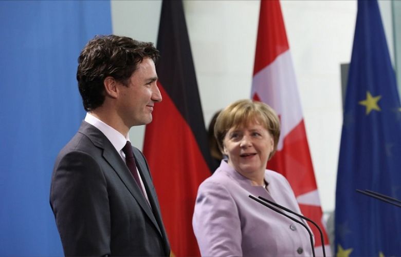 Trudeau and Merkel share common goals in Berlin