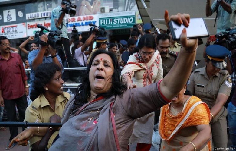 Indian police clash with protesters over women in Hindu temple