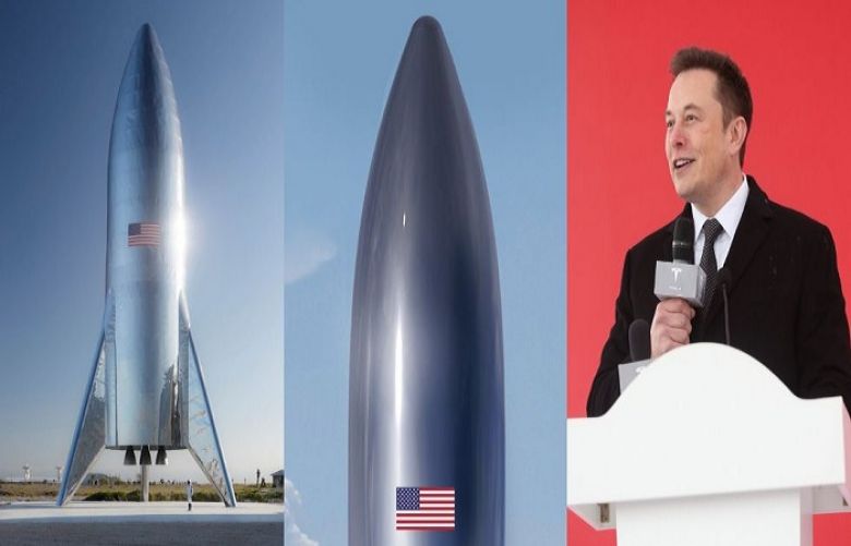 Elon Musk shows off ‘Starship’ rocket for taking humans to Mars