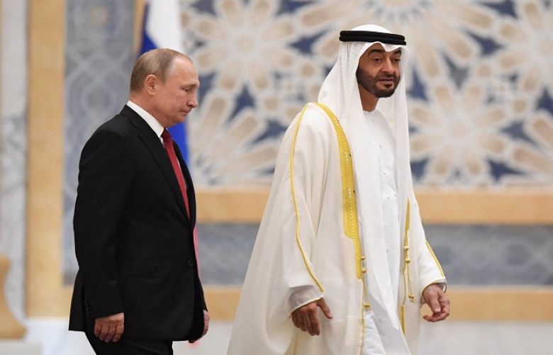 UAE president to visit Putin in Moscow