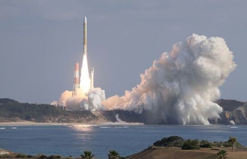 Third time lucky Japan launches next-gen rocket