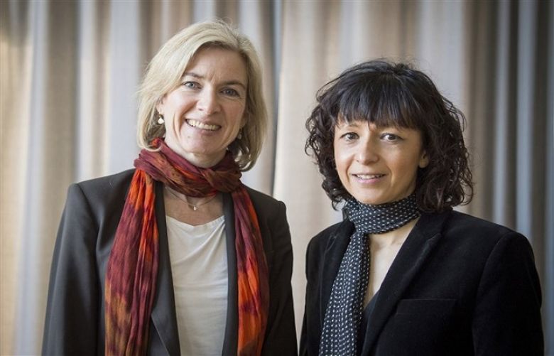 French scientist Emmanuelle Charpentier and American Jennifer A. Doudna