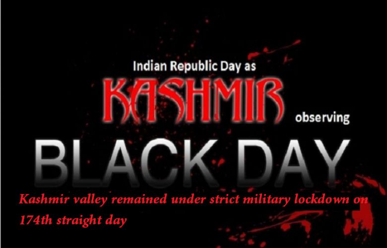 Kashmiris are observing Indian Republic Day, today, as Black Day