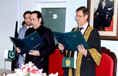 Arshad Shah takes oath as Chief Judge of Supreme Appellate Court GB