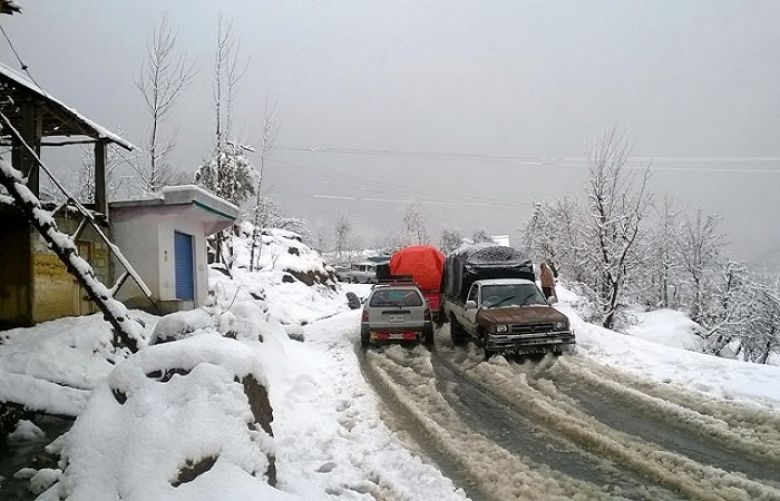 Heavy rainfall coupled with snowfall in Khyber Pakhtunkhwa and Balochistan