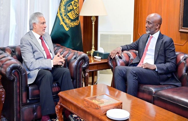 DPM Dar lauds Mohamed Yahya's contributions to strengthen Pak-UN cooperation