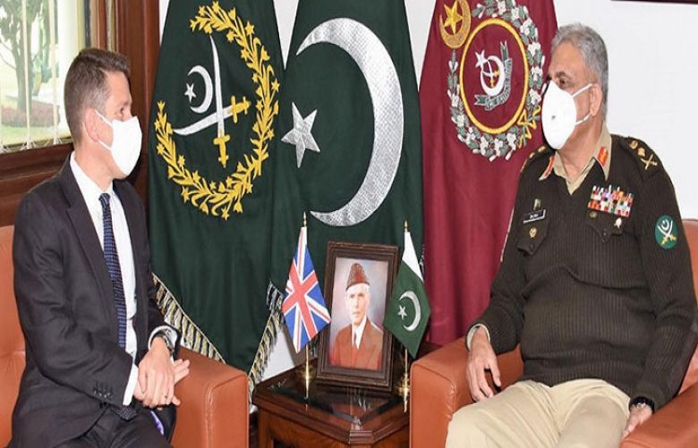 British High Commissioner to Pakistan Christian Turner on Friday called on Chief of Army Staff (COAS) General Qamar Javed Bajwa