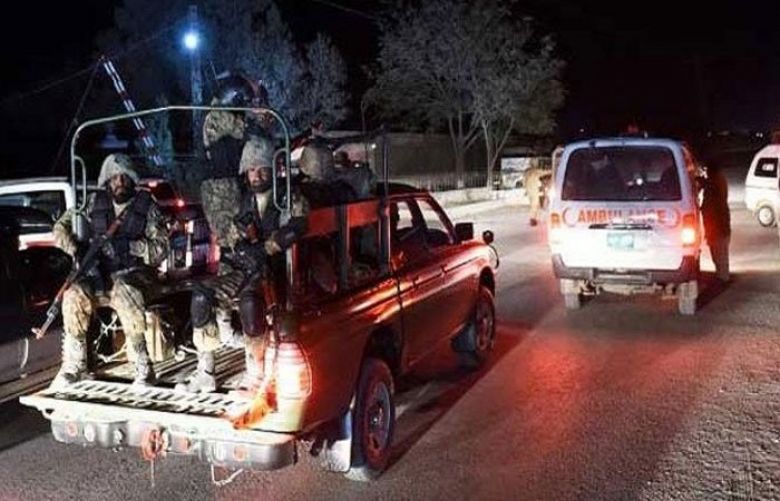 Explosions, firing as terrorists attack FC centre in Quetta