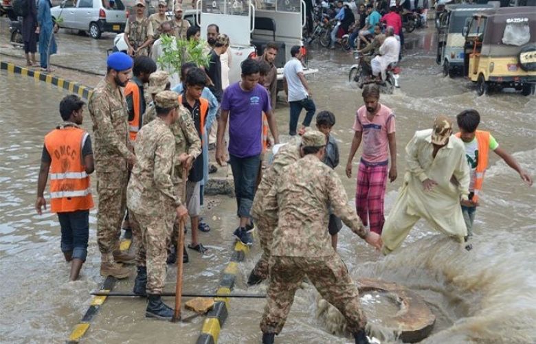 NDMA, Pak Army to assist Sindh in removing encroachments and clearing drains