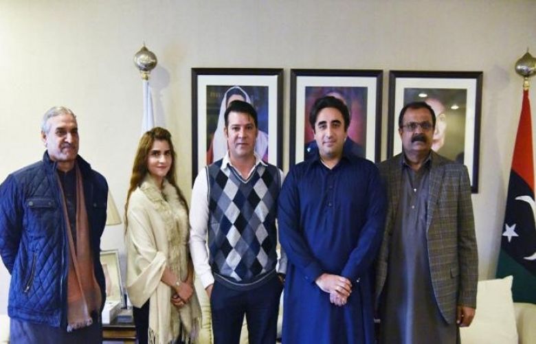  Actor Moammar Rana  joined the Pakistan Peoples Party