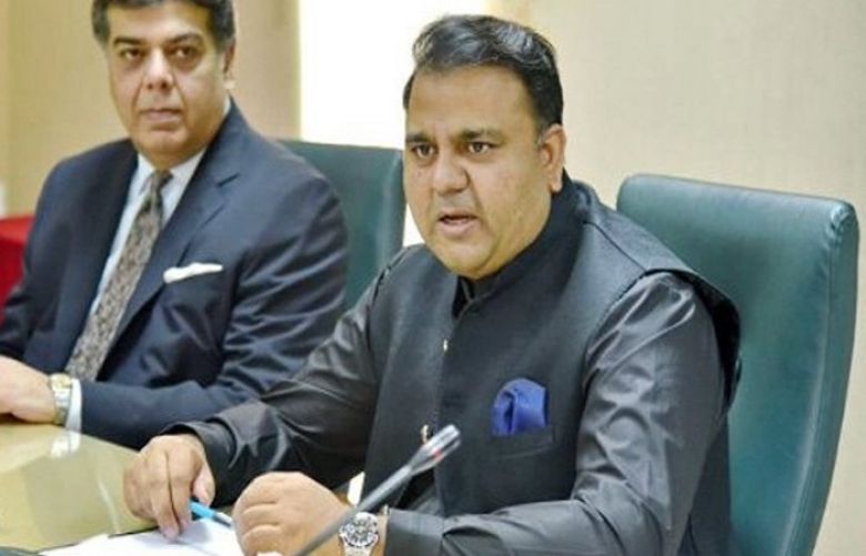 Minister for Information and Broadcasting Fawad Chaudhry