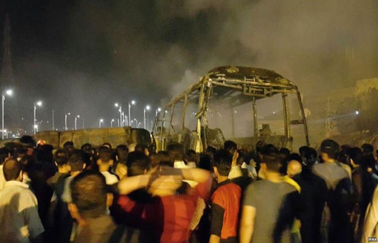 At least 11 dead in Iran bus collision with tanker