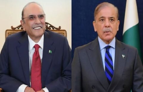 President Asif Ali Zardari and Prime Minister Shehbaz Sharif 