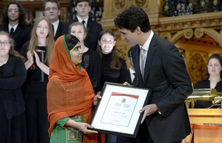 Malala Yousafzai awarded honorary Canadian citizenship