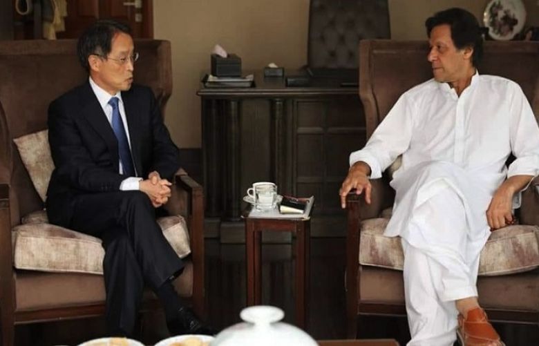 Japanese Ambassador congratulates Imran Khan on election performance