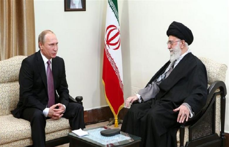 Ayatollah Khamenei and Russian President Vladimir Putin