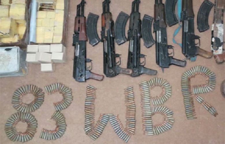 Rangers seize huge cache of weapons from Karachi&#039;s Lyari area