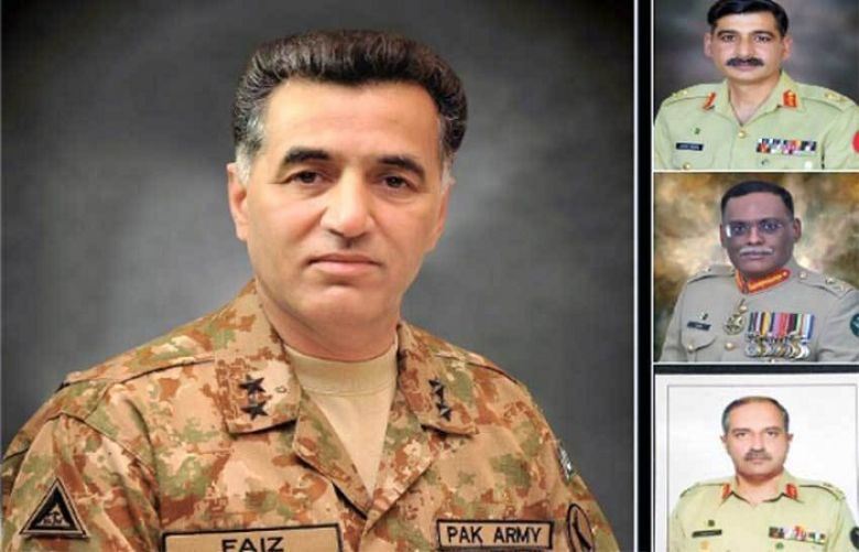 The Pakistan Army announced a number of appointments and transfers in its ranks