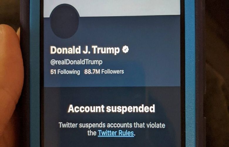 Twitter permanently suspends Trump’s account, cites ‘incitement of violence’ risk