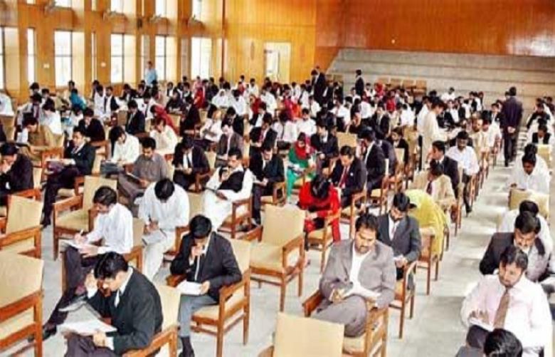 students for admission test