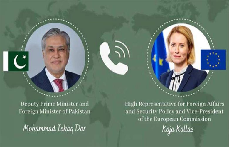 Deputy Prime Minister Ishaq Dar held a telephonic conversation with Kaye Kielse last night