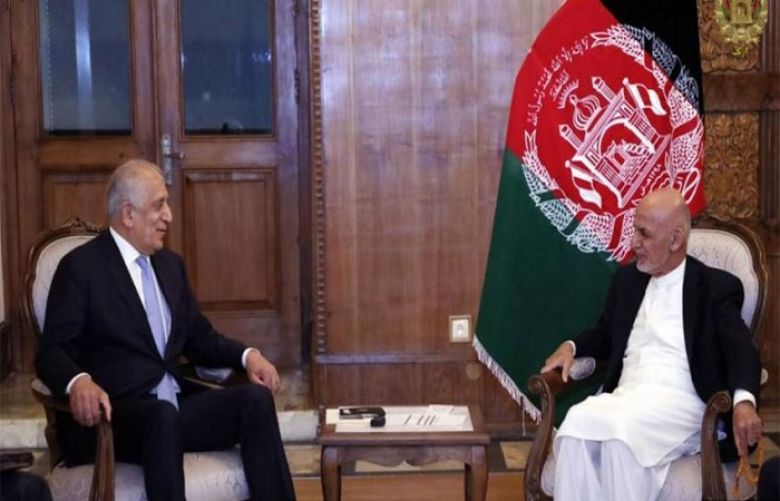 Zalmay Khalilzad, President Ghani discuss Afghan peace process