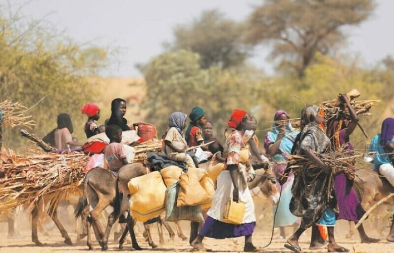 Sudanese war displaced double to more than 700,000