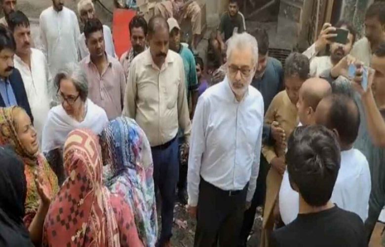 Justice Isa visits Jaranwala to show solidarity with Christian community
