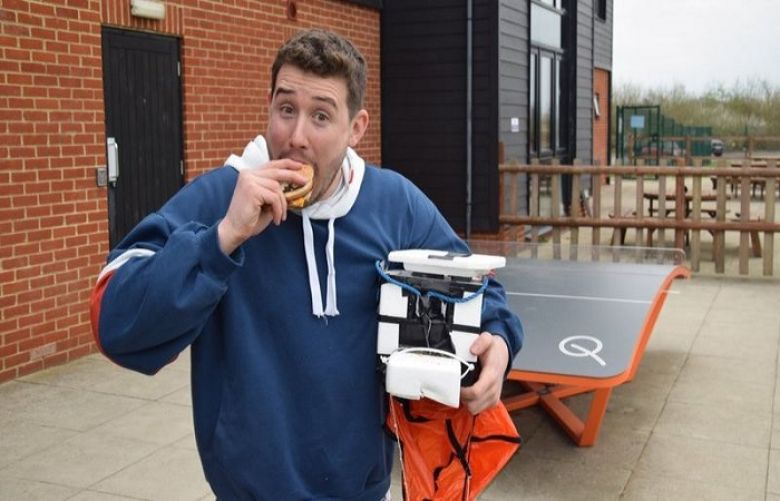 &#039;Space burger&#039;: Fast food treat crashes to Earth in Colchester United&#039;s training ground