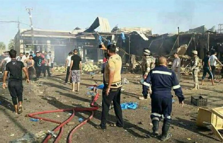 Massive explosion in Iraq capital