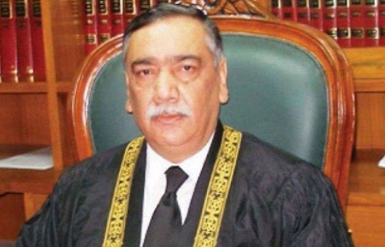 Chief Justice of Pakistan Justice Asif Saeed Khosa