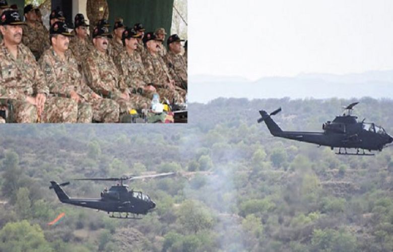 Pak Army, PAF test joint conventional fire power capability
