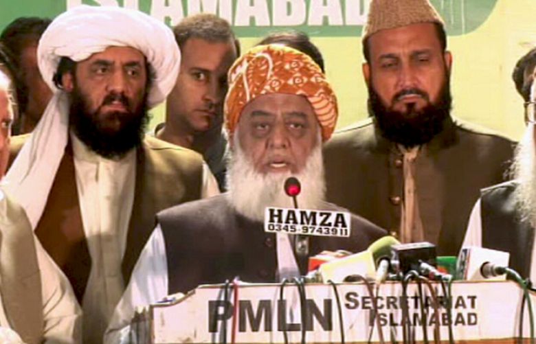 Pakistan Democratic Movement (PDM) chief Maulana Fazlur Rehman